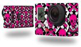 Pink Skulls and Stars - Decal Style Skin fits GoPro Hero 3+ Camera (GOPRO NOT INCLUDED)