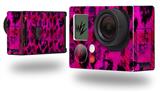 Pink Distressed Leopard - Decal Style Skin fits GoPro Hero 3+ Camera (GOPRO NOT INCLUDED)