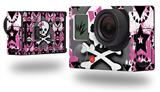 Pink Bow Skull - Decal Style Skin fits GoPro Hero 3+ Camera (GOPRO NOT INCLUDED)