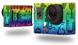 Cute Rainbow Monsters - Decal Style Skin fits GoPro Hero 3+ Camera (GOPRO NOT INCLUDED)