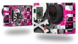 Girly Pink Bow Skull - Decal Style Skin fits GoPro Hero 3+ Camera (GOPRO NOT INCLUDED)