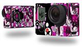 Pink Star Splatter - Decal Style Skin fits GoPro Hero 3+ Camera (GOPRO NOT INCLUDED)