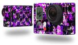 Purple Graffiti - Decal Style Skin fits GoPro Hero 3+ Camera (GOPRO NOT INCLUDED)