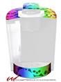 Decal Style Vinyl Skin compatible with Keurig K40 Elite Coffee Makers Rainbow Skull Collection (KEURIG NOT INCLUDED)