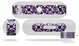 Decal Style Wrap Skin fits Beats Pill Plus Splatter Girly Skull Purple (BEATS PILL NOT INCLUDED)