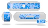 Decal Style Wrap Skin fits Beats Pill Plus Skull Sketches Blue (BEATS PILL NOT INCLUDED)
