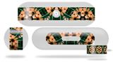 Decal Style Wrap Skin fits Beats Pill Plus Floral Pattern Orange (BEATS PILL NOT INCLUDED)