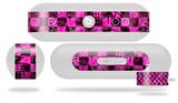 Decal Style Wrap Skin fits Beats Pill Plus Pink Checkerboard Sketches (BEATS PILL NOT INCLUDED)