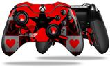 Emo Star Heart - Decal Style Skin fits Microsoft XBOX One ELITE Wireless Controller