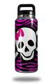 WraptorSkinz Skin Decal Wrap for Yeti Rambler Bottle 36oz Pink Zebra Skull  (YETI NOT INCLUDED)