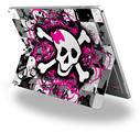 Splatter Girly Skull - Decal Style Vinyl Skin (fits Microsoft Surface Pro 4)