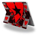 Emo Star Heart - Decal Style Vinyl Skin (fits Microsoft Surface Pro 4)
