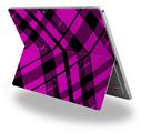 Pink Plaid - Decal Style Vinyl Skin (fits Microsoft Surface Pro 4)