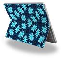 Abstract Floral Blue - Decal Style Vinyl Skin (fits Microsoft Surface Pro 4)