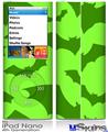 iPod Nano 4G Skin - Deathrock Bats Green