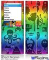 iPod Nano 4G Skin - Cute Rainbow Monsters