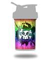 Decal Style Skin Wrap works with Blender Bottle 22oz ProStak Cartoon Skull Rainbow (BOTTLE NOT INCLUDED)