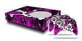 WraptorSkinz Decal Skin Wrap Set works with 2016 and newer XBOX One S Console and 2 Controllers Punk Skull Princess