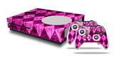 WraptorSkinz Decal Skin Wrap Set works with 2016 and newer XBOX One S Console and 2 Controllers Pink Diamond