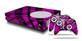 WraptorSkinz Decal Skin Wrap Set works with 2016 and newer XBOX One S Console and 2 Controllers Pink Plaid