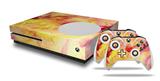 WraptorSkinz Decal Skin Wrap Set works with 2016 and newer XBOX One S Console and 2 Controllers Painting Yellow Splash