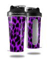 Decal Style Skin Wrap works with Blender Bottle 28oz Purple Leopard (BOTTLE NOT INCLUDED)
