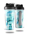 Decal Style Skin Wrap works with Blender Bottle 28oz Electro Graffiti Blue (BOTTLE NOT INCLUDED)