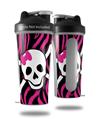 Decal Style Skin Wrap works with Blender Bottle 28oz Pink Zebra Skull (BOTTLE NOT INCLUDED)