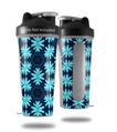 Decal Style Skin Wrap works with Blender Bottle 28oz Abstract Floral Blue (BOTTLE NOT INCLUDED)