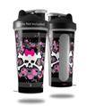 Decal Style Skin Wrap works with Blender Bottle 28oz Pink Bow Skull (BOTTLE NOT INCLUDED)