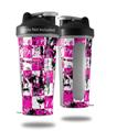 Decal Style Skin Wrap works with Blender Bottle 28oz Pink Graffiti (BOTTLE NOT INCLUDED)