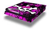 Vinyl Decal Skin Wrap compatible with Sony PlayStation 4 Slim Console Punk Skull Princess (PS4 NOT INCLUDED)