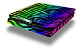 Vinyl Decal Skin Wrap compatible with Sony PlayStation 4 Slim Console Rainbow Zebra (PS4 NOT INCLUDED)
