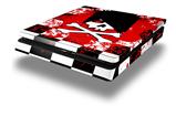 Vinyl Decal Skin Wrap compatible with Sony PlayStation 4 Slim Console Emo Skull 5 (PS4 NOT INCLUDED)