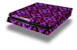 Vinyl Decal Skin Wrap compatible with Sony PlayStation 4 Slim Console Pink Floral (PS4 NOT INCLUDED)
