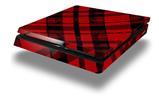Vinyl Decal Skin Wrap compatible with Sony PlayStation 4 Slim Console Red Plaid (PS4 NOT INCLUDED)