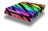 Vinyl Decal Skin Wrap compatible with Sony PlayStation 4 Slim Console Tiger Rainbow (PS4 NOT INCLUDED)