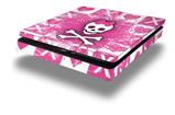 Vinyl Decal Skin Wrap compatible with Sony PlayStation 4 Slim Console Princess Skull (PS4 NOT INCLUDED)