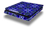 Vinyl Decal Skin Wrap compatible with Sony PlayStation 4 Slim Console Daisy Blue (PS4 NOT INCLUDED)