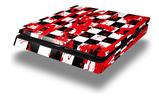 Vinyl Decal Skin Wrap compatible with Sony PlayStation 4 Slim Console Checkerboard Splatter (PS4 NOT INCLUDED)