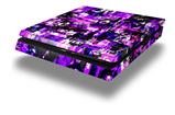 Vinyl Decal Skin Wrap compatible with Sony PlayStation 4 Slim Console Purple Graffiti (PS4 NOT INCLUDED)