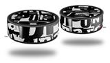 Skin Wrap Decal Set 2 Pack for Amazon Echo Dot 2 - Punk Rock (2nd Generation ONLY - Echo NOT INCLUDED)