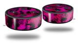 Skin Wrap Decal Set 2 Pack for Amazon Echo Dot 2 - Pink Distressed Leopard (2nd Generation ONLY - Echo NOT INCLUDED)