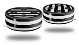 Skin Wrap Decal Set 2 Pack for Amazon Echo Dot 2 - Stripes (2nd Generation ONLY - Echo NOT INCLUDED)