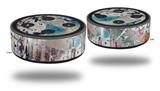 Skin Wrap Decal Set 2 Pack for Amazon Echo Dot 2 - Urban Graffiti (2nd Generation ONLY - Echo NOT INCLUDED)