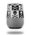 Decal Style Skin Wrap for Google Home Original - Skull Checkerboard (GOOGLE HOME NOT INCLUDED)