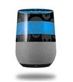 Decal Style Skin Wrap for Google Home Original - Skull Stripes Blue (GOOGLE HOME NOT INCLUDED)