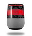 Decal Style Skin Wrap for Google Home Original - Skull Stripes Red (GOOGLE HOME NOT INCLUDED)