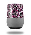 Decal Style Skin Wrap for Google Home Original - Splatter Girly Skull Pink (GOOGLE HOME NOT INCLUDED)