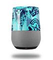 Decal Style Skin Wrap for Google Home Original - Scene Kid Sketches Blue (GOOGLE HOME NOT INCLUDED)